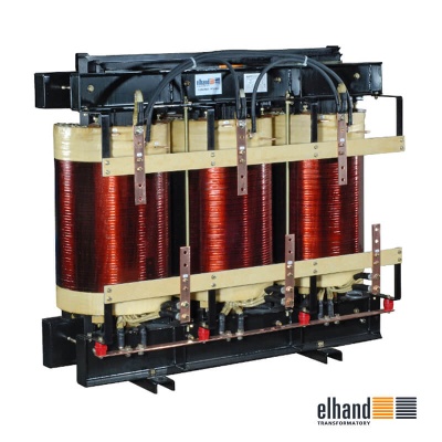 Trójfazowy transformator mocy od 10 do 1600 kVA w klasie „F” | ELHAND Transformatory