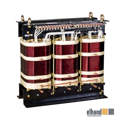 Trójfazowy transformator mocy ET3S o mocy od 10 do 1600 kVA w klasie „H” | ELHAND Transformatory